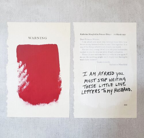 Love Letters - Warning: Katherine Mansfield to Princess Bibesco, 24 March 1921 by Cynthia Grow, 油畫 for Sale on Singulart
