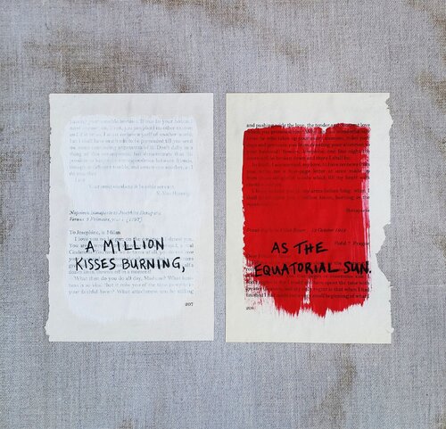 Love Letters - Napoleon Bonaparte to Josephine Bonaparte, Verona, 3 Frimaire, year V [1797] von Cynthia Grow, Malerei kaufen auf Singulart