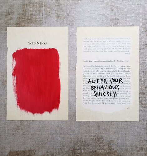 Love Letters - Warning: Esther Van Homrigh to Jonathan Swift, Dublin, 1720 par Cynthia Grow, Peinture en vente sur Singulart