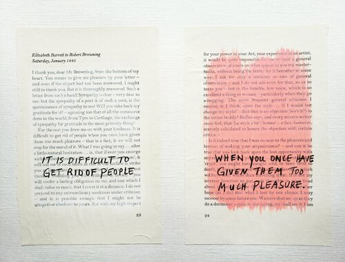 Love Letters - Elizabeth Barrett to Robert Browning, Saturday, January 1845 Cynthia Grow