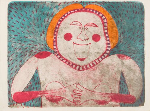 Femme Souriante by Rufino Tamayo, Print for Sale on Singulart