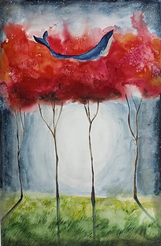 Alberi Rossi van Smirnova Evgenia, Schilderij te koop op Singulart