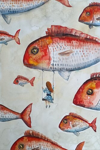 La Libertà van Smirnova Evgenia, Schilderij te koop op Singulart