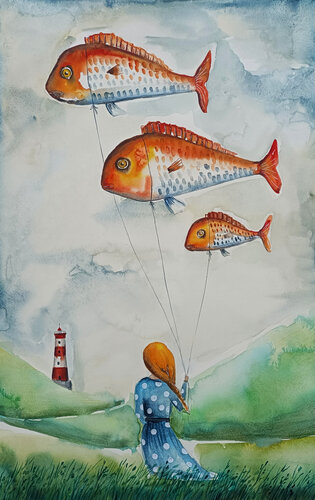 Aspettando domani di Smirnova Evgenia, Pittura in vendita su Singulart