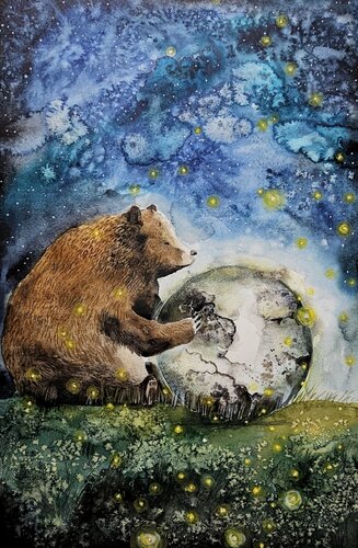 The Magic Night von Smirnova Evgenia, Malerei kaufen auf Singulart
