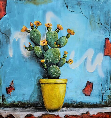 Mexican Mood by Smirnova Evgenia, Painting for Sale on Singulart