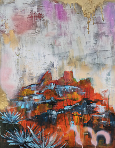Abstract Texas par Smirnova Evgenia, Peinture en vente sur Singulart