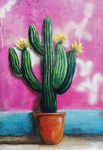 Mexican Mood 2 by Smirnova Evgenia, 油畫 for Sale on Singulart