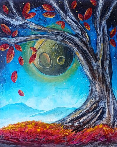 Roots of the Universe by Smirnova Evgenia, Painting for Sale on Singulart