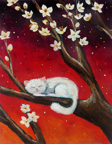 Blossom Dreams par Smirnova Evgenia, Peinture en vente sur Singulart