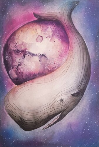 Dream Carrier van Smirnova Evgenia, Werk op papier te koop op Singulart