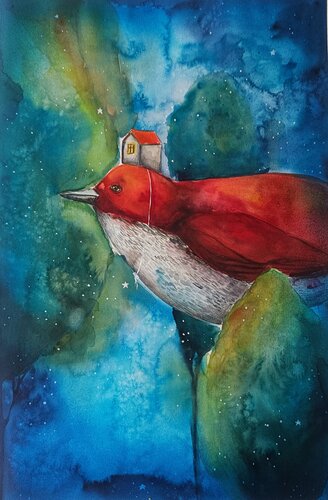 Where the Heart Takes You di Smirnova Evgenia, Pittura in vendita su Singulart