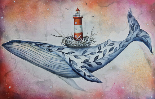 Harbor of Dreams di Smirnova Evgenia, Opera su carta in vendita su Singulart