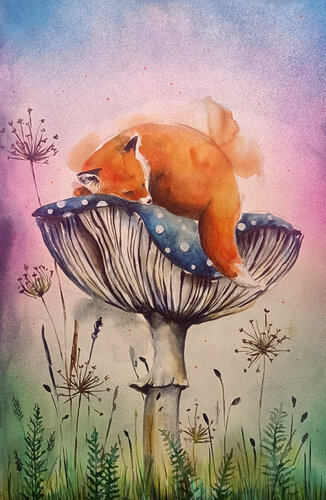 Forest Dream by Smirnova Evgenia, Work on Paper for Sale on Singulart