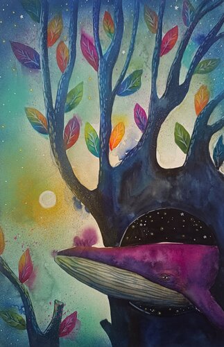 Tree of Forgotten Dreams van Smirnova Evgenia, Schilderij te koop op Singulart