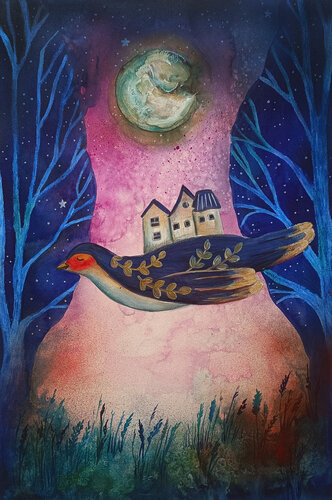 The Long Way Home van Smirnova Evgenia, Schilderij te koop op Singulart