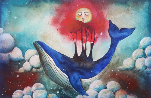 The Quiet Voyage di Smirnova Evgenia, Pittura in vendita su Singulart