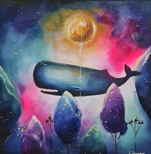 Carrying the Impossible par Smirnova Evgenia, Peinture en vente sur Singulart