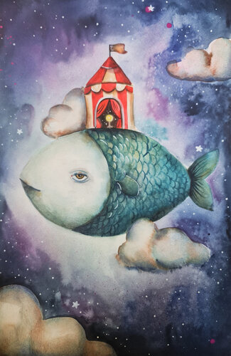Stellar Parade di Smirnova Evgenia, Pittura in vendita su Singulart
