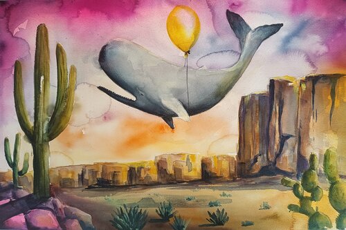 Carry Me Somewhere von Smirnova Evgenia, Malerei kaufen auf Singulart