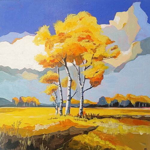 Silent October by Smirnova Evgenia, Painting for Sale on Singulart