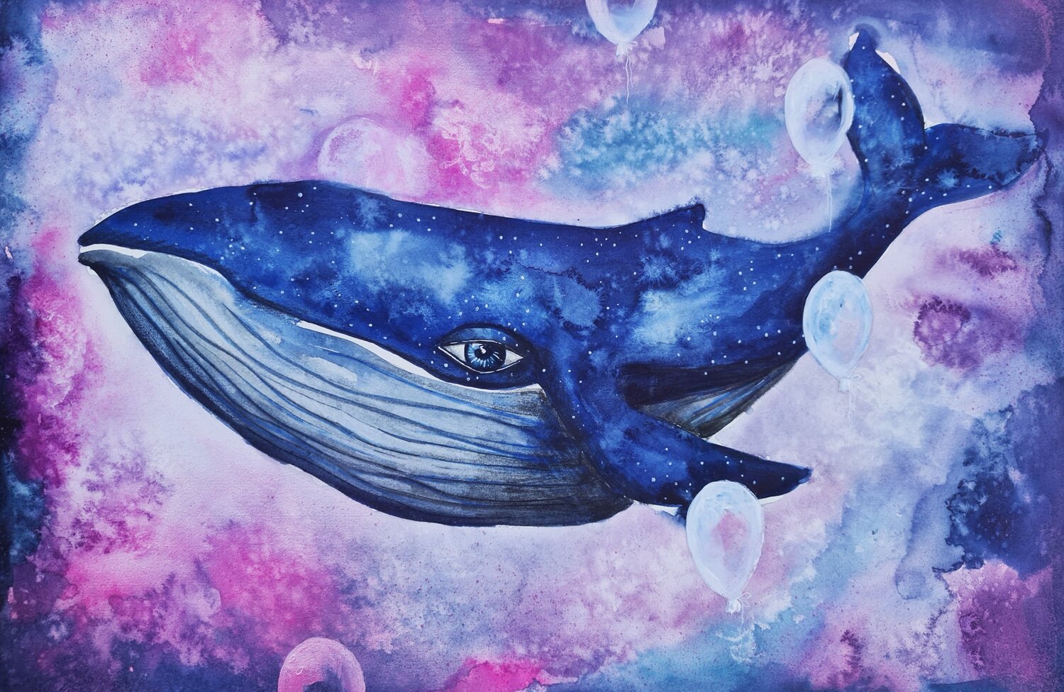 The Eye of the Universe Smirnova Evgenia Dipinto originale in vendita
