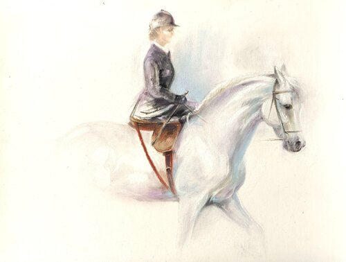Out of the Blue by Michaela Stocker, Painting for Sale on Singulart
