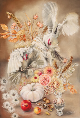 Herbst by Michaela Stocker, Painting for Sale on Singulart