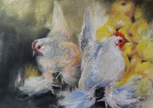Quittenernte by Michaela Stocker, Work on Paper for Sale on Singulart