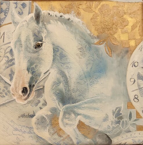 Porca Misèria' IV - Fragility of Time by Michaela Stocker, Painting for Sale on Singulart