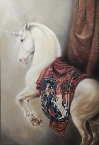 Der Mythos lebt, es lebe der Mythos by Michaela Stocker, Painting for Sale on Singulart