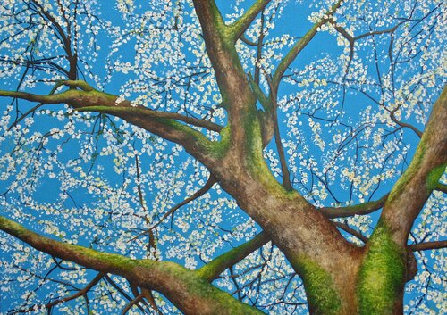 Apfelbaum by Silvia Mende, Painting for Sale on Singulart
