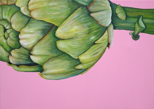 Artischocke di Silvia Mende, Pittura in vendita su Singulart