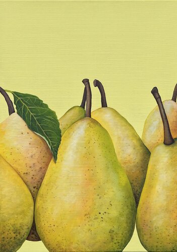 Birnen di Silvia Mende, Pittura in vendita su Singulart