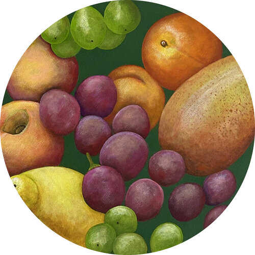 Obst, rund von Silvia Mende, Malerei kaufen auf Singulart