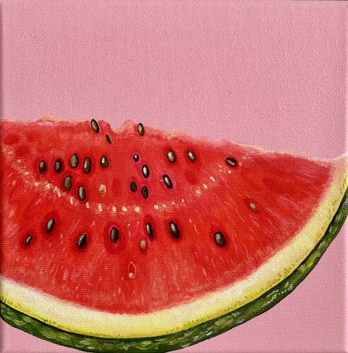 Melone von Silvia Mende, Malerei kaufen auf Singulart