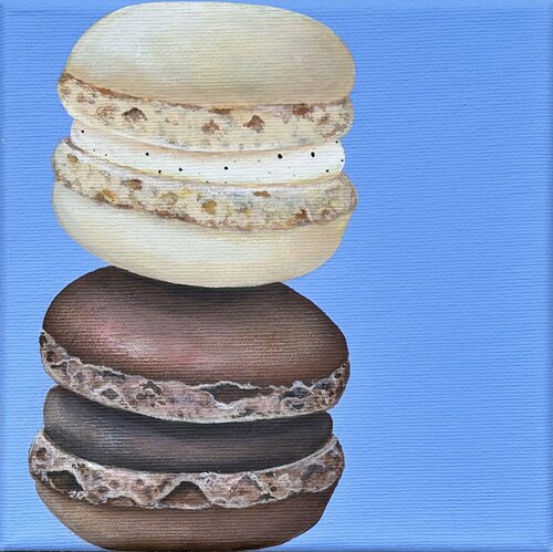 Macarons par Silvia Mende, Peinture en vente sur Singulart