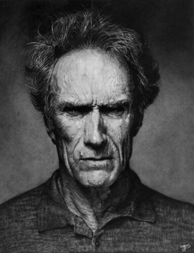 CLINT EASTWOOD von Jean Pierre Jurahua, Zeichnungen kaufen auf Singulart