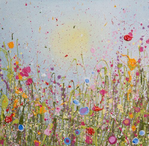 CHAMPAGNE SPRING (ii) van Yvonne Coomber, Schilderij te koop op Singulart