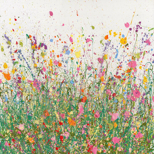 RAINBOWS OF JOY van Yvonne Coomber, Schilderij te koop op Singulart
