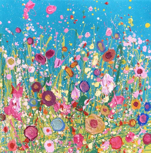 Wild Champagne Love (iv) van Yvonne Coomber, Schilderij te koop op Singulart
