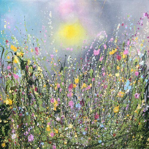 All of My Love is Dancing in this Place van Yvonne Coomber, Schilderij te koop op Singulart