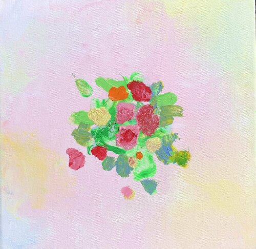 I Give You My Hearts Flowers (ii) van Yvonne Coomber, Schilderij te koop op Singulart