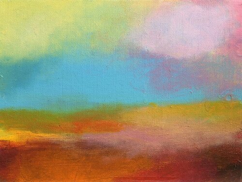 The Land Hums With Tenderness van Yvonne Coomber, Schilderij te koop op Singulart