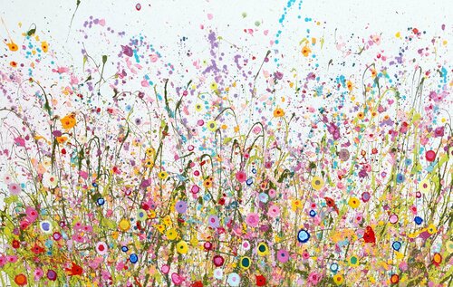 You Make The Wildflowers Of My Heart Bloom van Yvonne Coomber, Schilderij te koop op Singulart