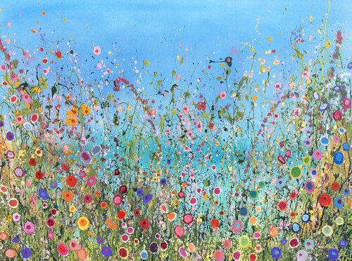 The Sea Sings The Sweetest Songs of Your Love van Yvonne Coomber, Schilderij te koop op Singulart