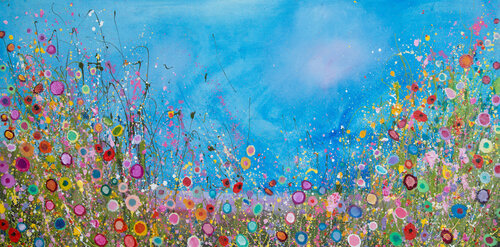 You Belong Amongst The Wildflowers van Yvonne Coomber, Schilderij te koop op Singulart