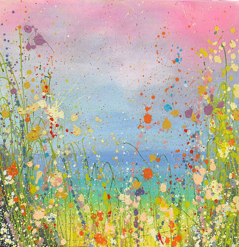 Your Sweet Beautiful Champagne Love Makes My Heart Sing van Yvonne Coomber, Schilderij te koop op Singulart
