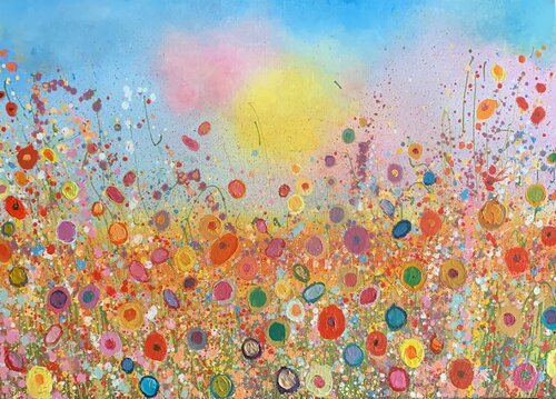 The Beautiful Garden of My Heart van Yvonne Coomber, Schilderij te koop op Singulart