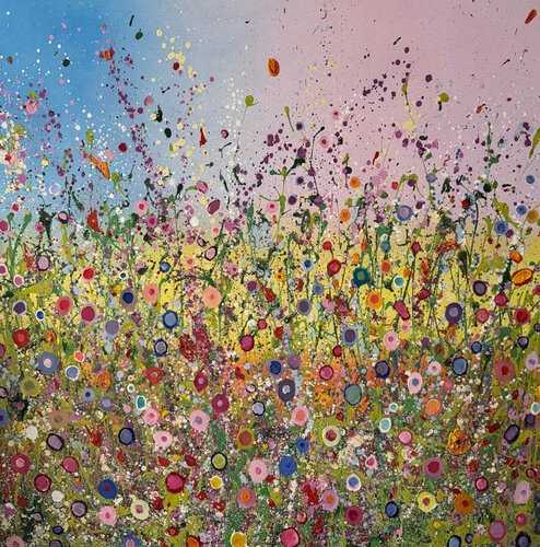 Love Sings Joy van Yvonne Coomber, Schilderij te koop op Singulart